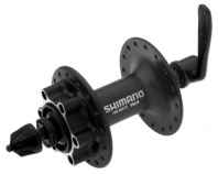 Втулка передняя Shimano M475, 32 отв, 6-болт, QR, черн. EHBM475BL