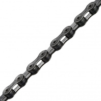 Цепь Taya DECA-101 Black/Black, 10 ск. 116 зв. 2 замка, Цвет: черный