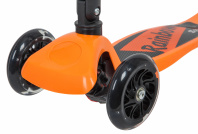 Самокат-кикборд Novatrack RainBow Start Folding, подростк.,складной, оранжевый 120F.NRAINBOW.OR20