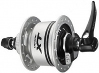 Втулка передняя динамо Shimano XT, T785, 32 отв, 6V-3W, QR, C.Lock, SM-DH10, сереб EDHT7853BSG