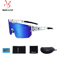 Очки BOLLFO белые, синие линзы 00-00005780