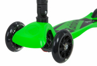 Самокат-кикборд Novatrack RainBow Start Folding, подростковый, складной, зелёный 120F.NRAINBOW.GN20