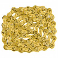Цепь Taya TOLV-121 Ti-Gold, 12ск. 2 замка 126 зв, золотой