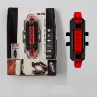 Фонарь задний DC-918 на USB зарядке, черный