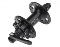Втулка передняя Shimano XT, M756, 36 отв, 6-болт, QR (черн.), черн. EHBM756AL