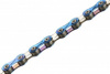 Цепь Taya TOLV-121 Galaxy Blue, 12ск. 2 замка 126 зв. Цвет: синий