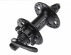 Втулка передняя Shimano XT, M756, 36 отв, 6-болт, QR (черн.), черн. EHBM756AL