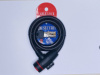 Замок тросовый с ключом Cable Lock 8204-Q, 10х1100, серый