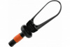 Зеркало DX-2280S, панорамное, универс. лев./прав., склад., креп. в торец, черн. VZ211002